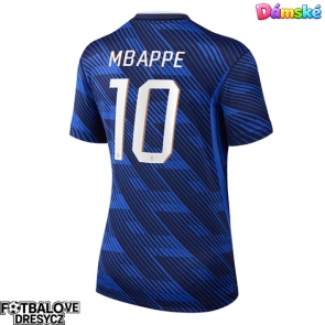 Francie Kylian Mbappe #10 Dámské Domácí Dres MS 2026 Krátký Rukáv